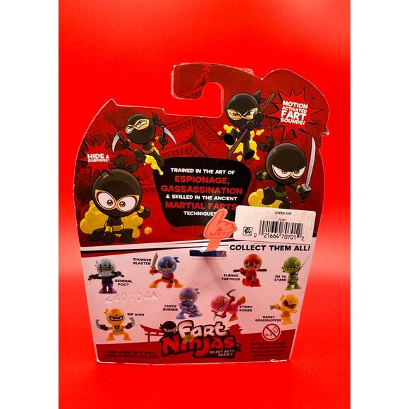 Fart Ninjas General Poot NIB Silent Butt Deadly Series 8 - Picture 3 of 6